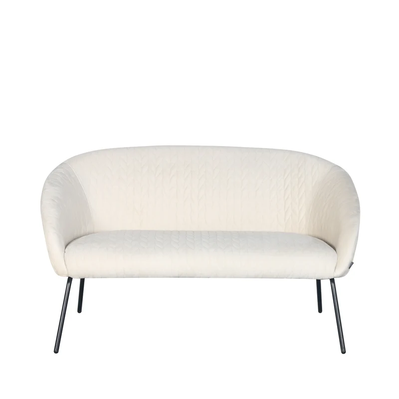 STOL Banquette 2 places en Velours anti tache