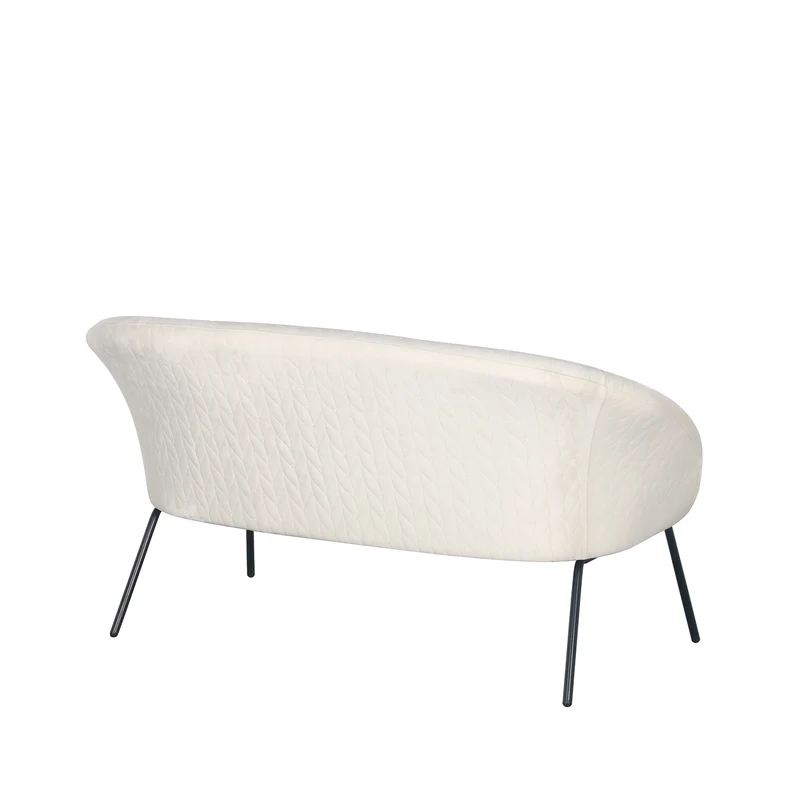 STOL Banquette 2 places en Velours anti tache