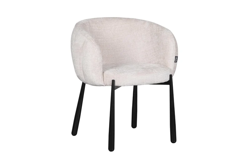 Chaise en tissu anti tache, 68x64xH79CM - LEAH