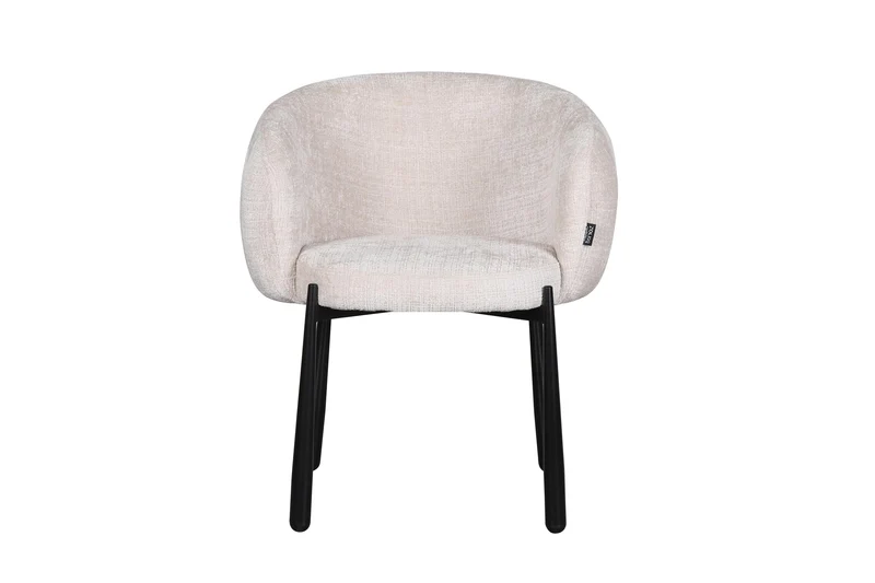 Chaise en tissu anti tache, 68x64xH79CM - LEAH