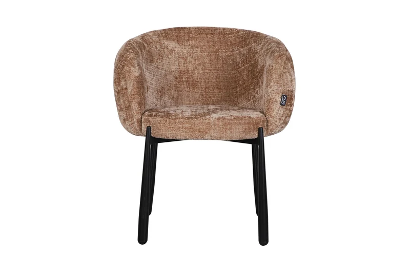 Chaise en tissu anti tache, 68x64xH79CM - LEAH
