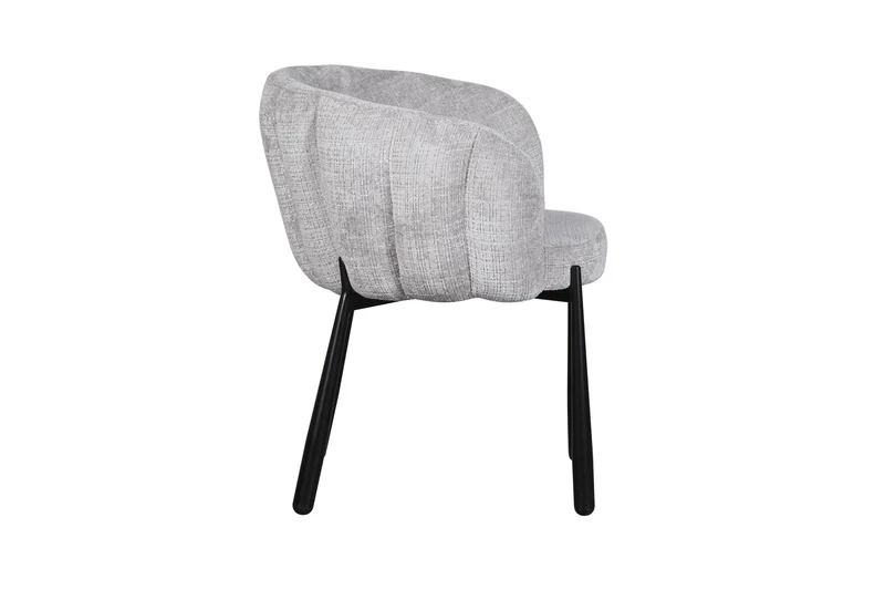 Chaise en tissu anti tache, 68x64xH79CM - LEAH