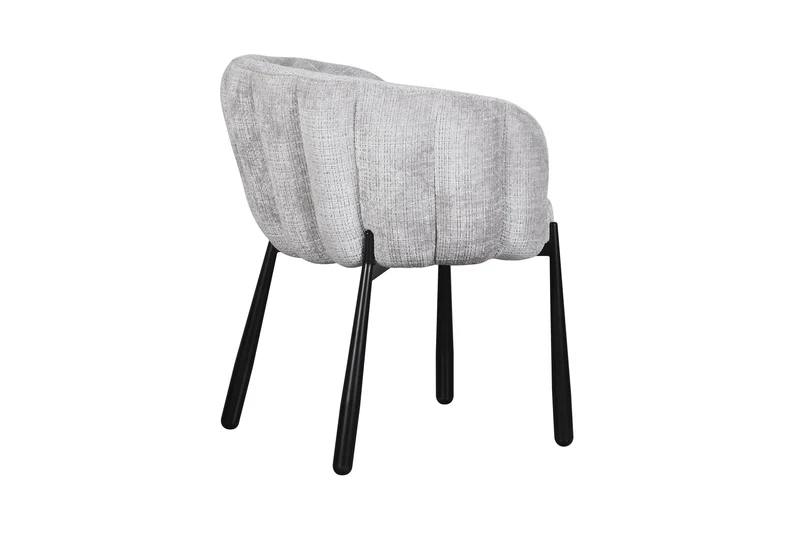 Chaise en tissu anti tache, 68x64xH79CM - LEAH