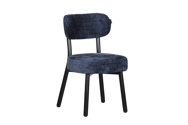 Chaise en tissu anti tache, 50x56xH85,5CM - ELLA