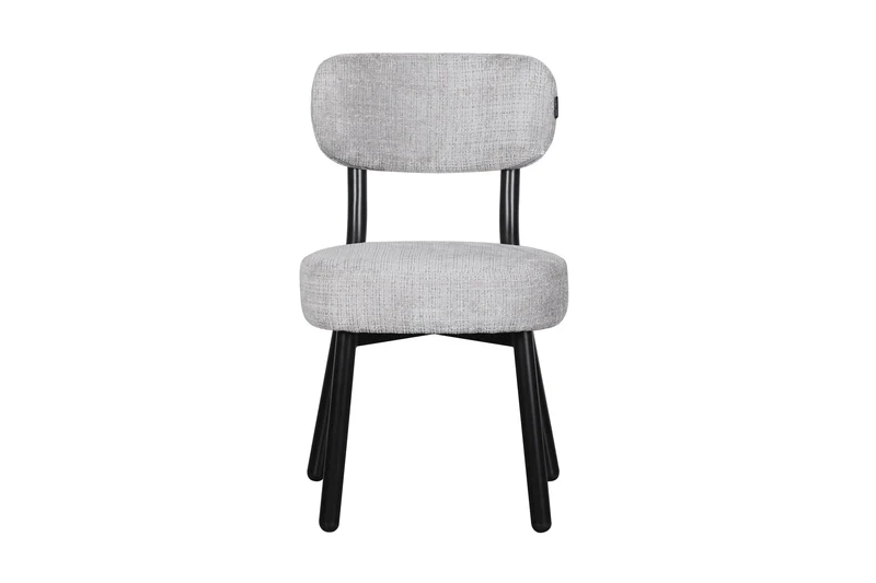 Chaise en tissu anti tache, 50x56xH85,5CM - ELLA