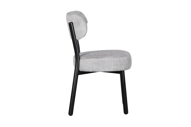 Chaise en tissu anti tache, 50x56xH85,5CM - ELLA