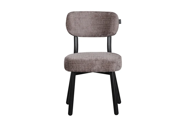 Chaise en tissu anti tache, 50x56xH85,5CM - ELLA