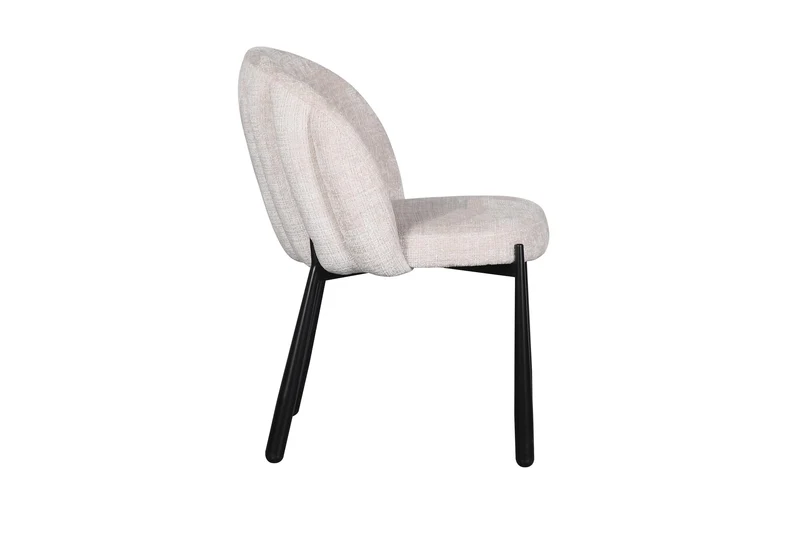 Chaise en tissu anti tache, 60x64xH83CM - AVITAL