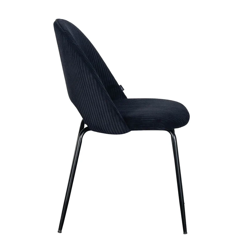 Chaise en velours côtelé, 45x56xH84CM -KATE