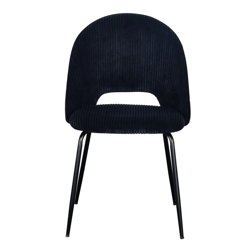 Chaise en velours côtelé, 45x56xH84CM -KATE