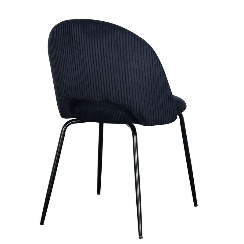 Chaise en velours côtelé, 45x56xH84CM -KATE