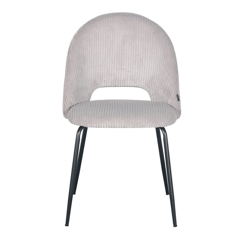 Chaise en velours côtelé, 45x56xH84CM -KATE