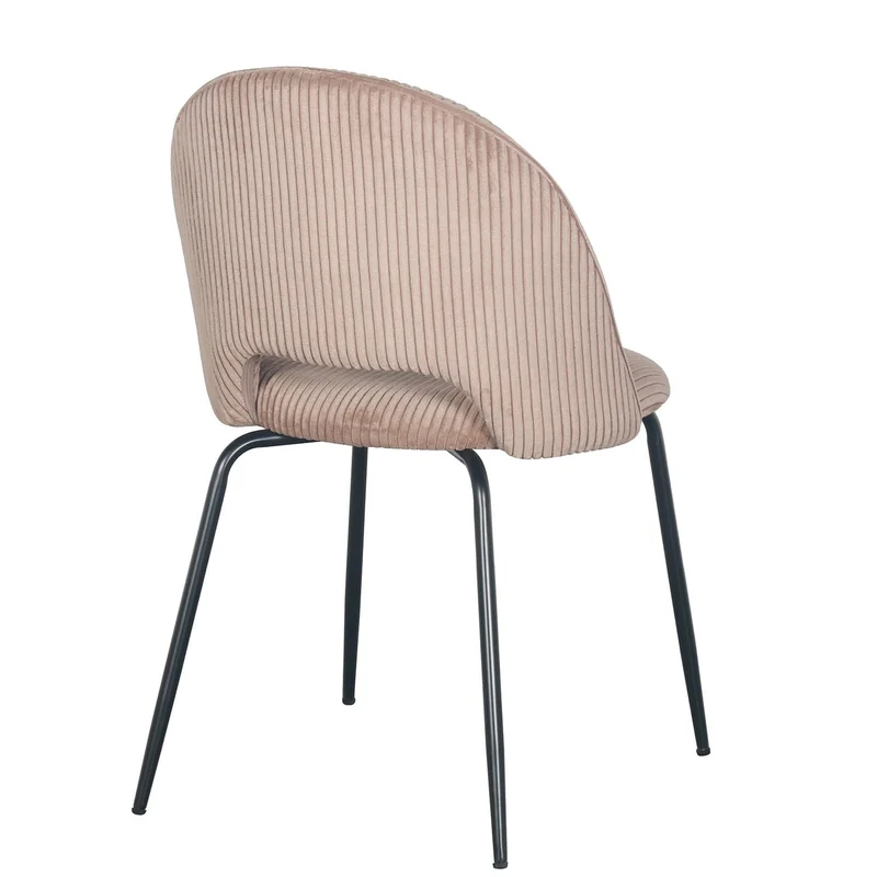 Chaise en velours côtelé, 45x56xH84CM -KATE