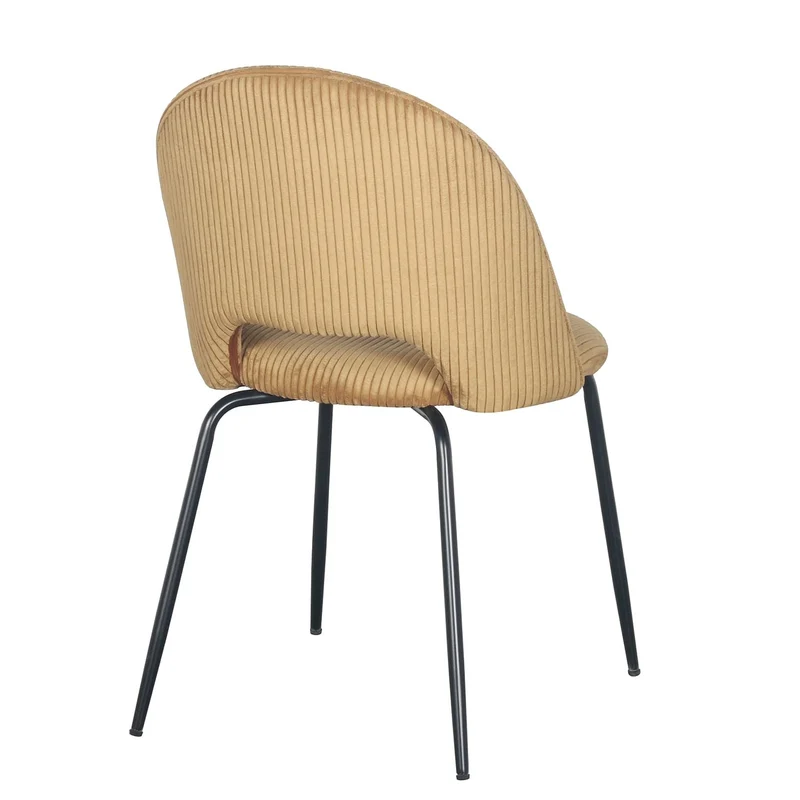 Chaise en velours côtelé, 45x56xH84CM -KATE