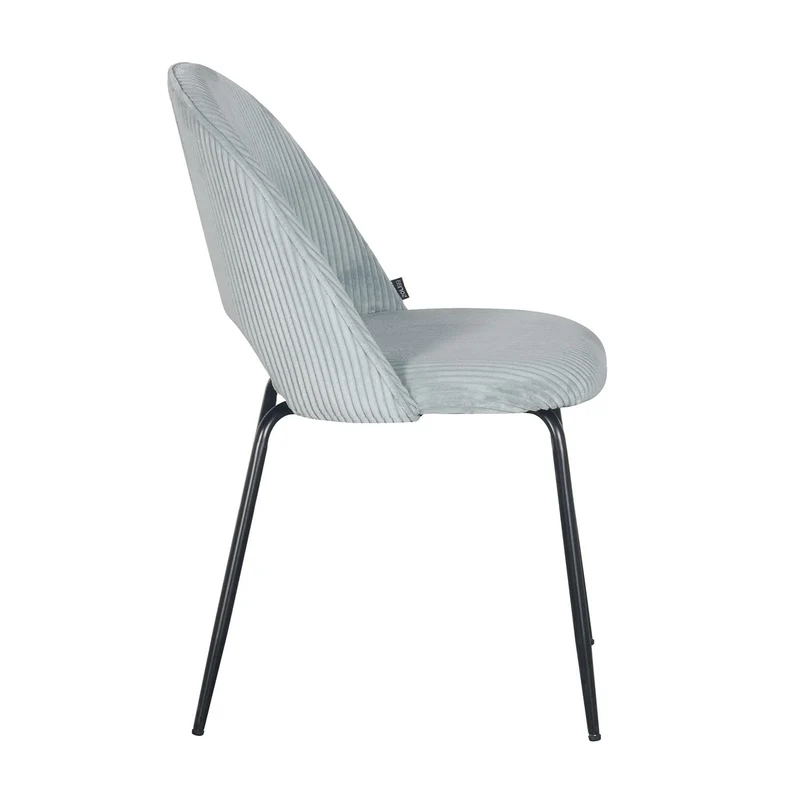 Chaise en velours côtelé, 45x56xH84CM -KATE
