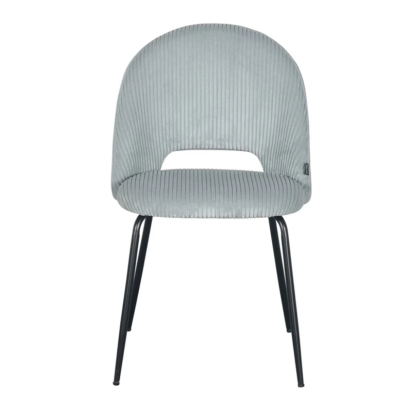 Chaise en velours côtelé, 45x56xH84CM -KATE