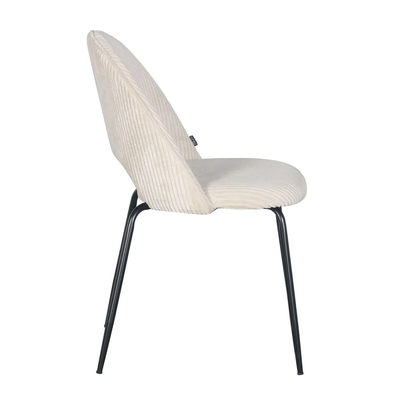 Chaise en velours côtelé, 45x56xH84CM -KATE