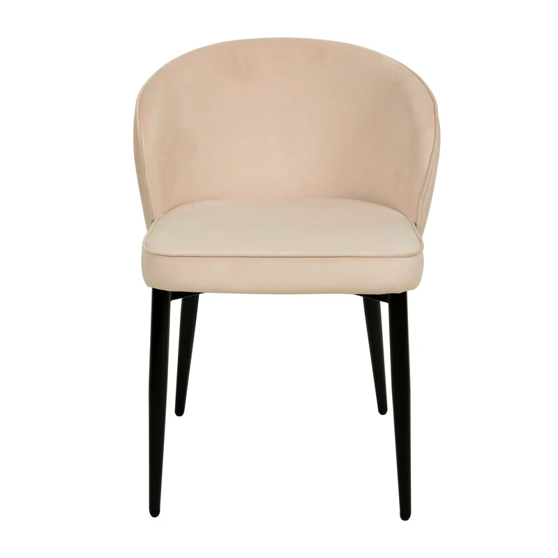 Chaise en velours anti tâche - TREVOR