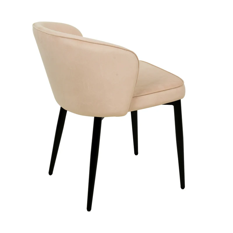 Chaise en velours anti tâche - TREVOR