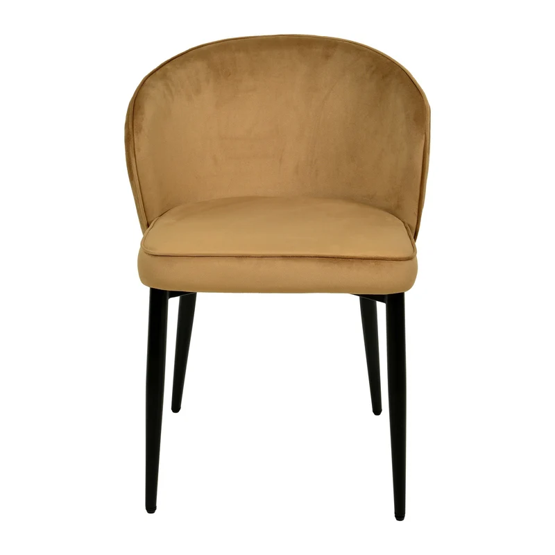 Chaise en velours anti tâche - TREVOR