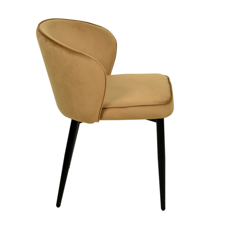 Chaise en velours anti tâche - TREVOR