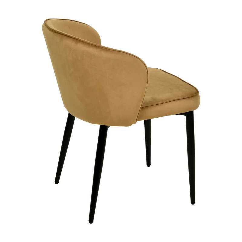Chaise en velours anti tâche - TREVOR