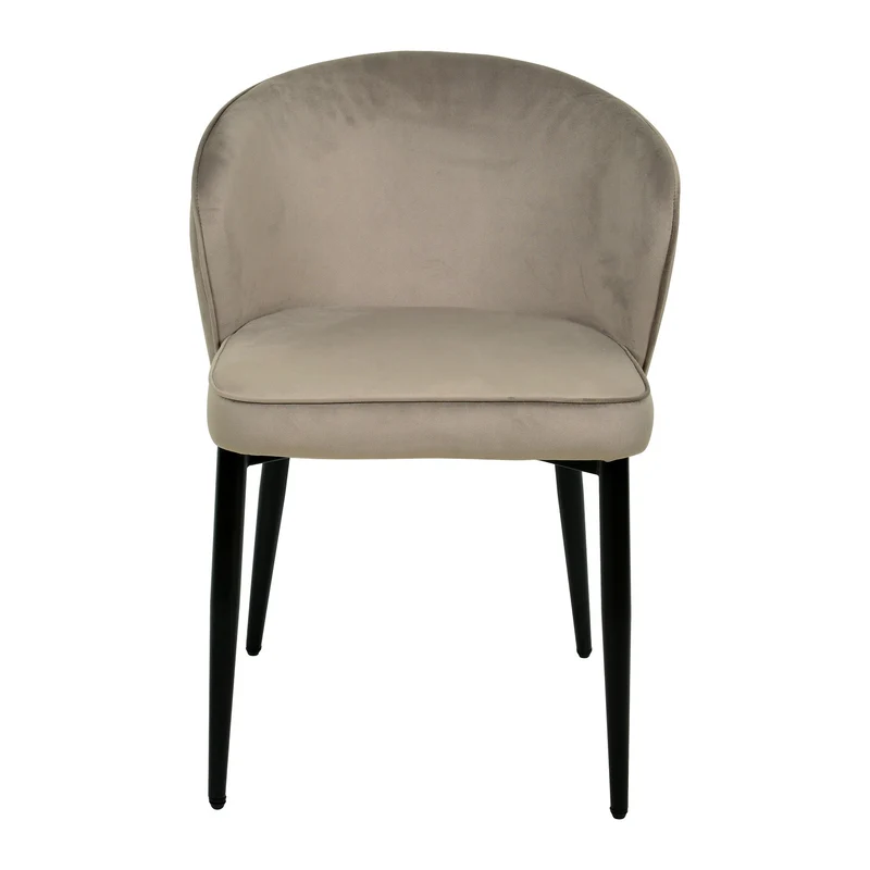 Chaise en velours anti tâche - TREVOR