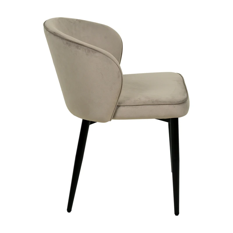 Chaise en velours anti tâche - TREVOR