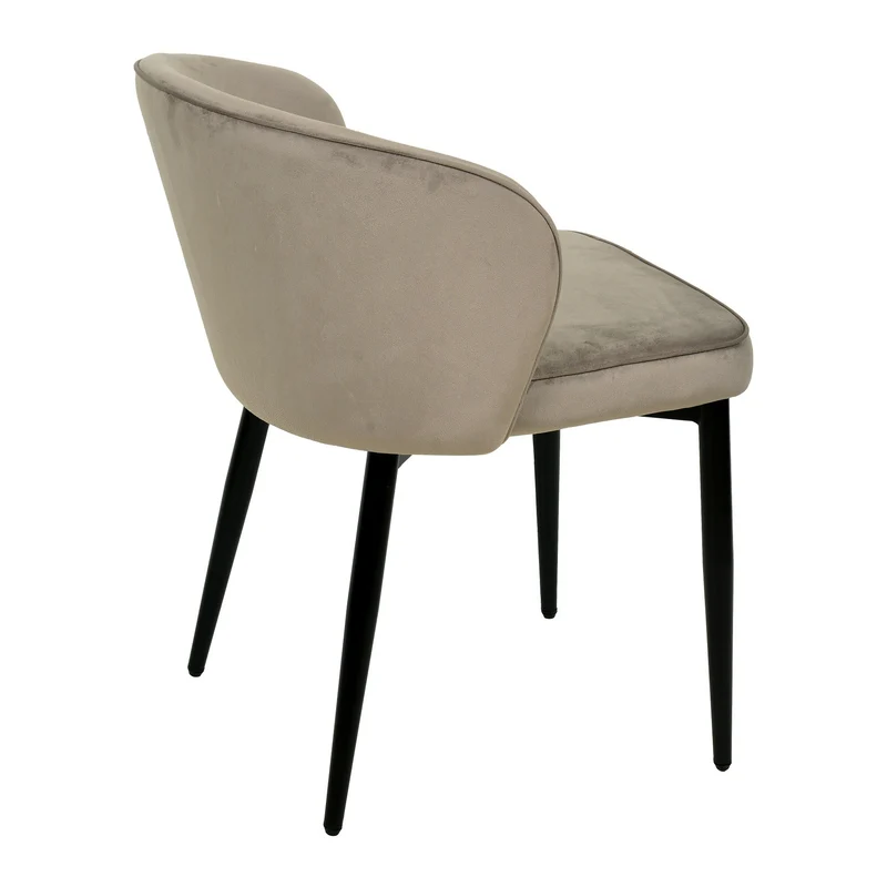 Chaise en velours anti tâche - TREVOR
