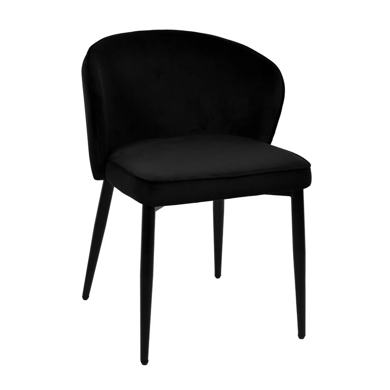 Chaise en velours anti tâche - TREVOR