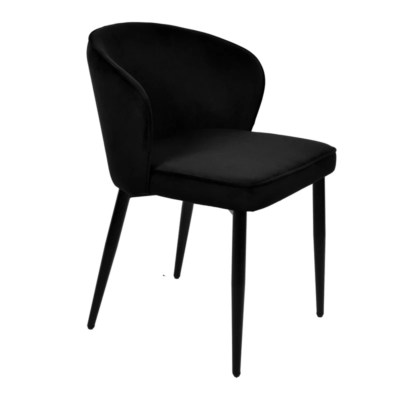 Chaise en velours anti tâche - TREVOR