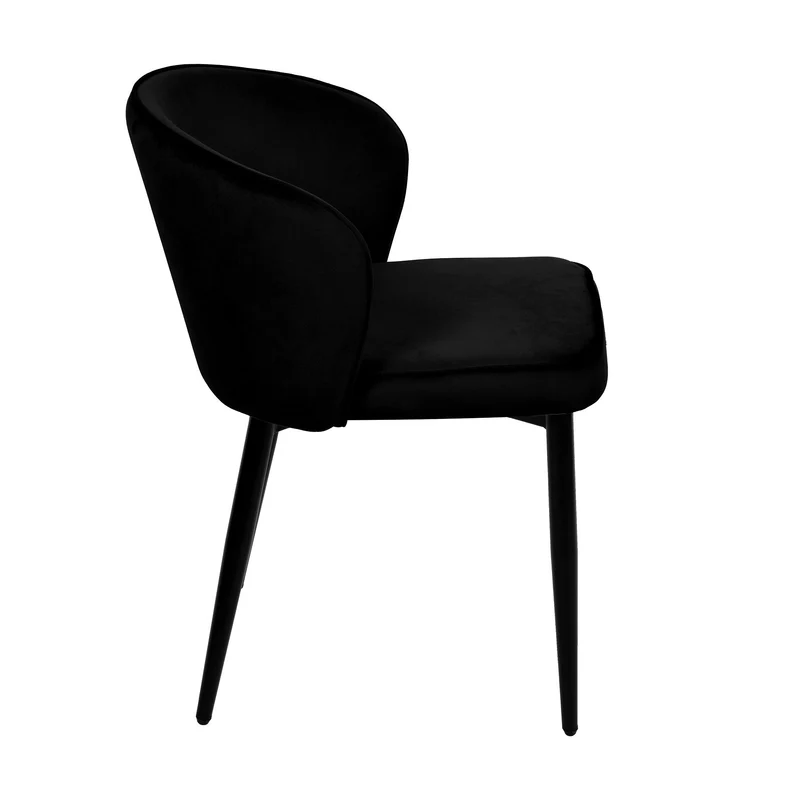 Chaise en velours anti tâche - TREVOR