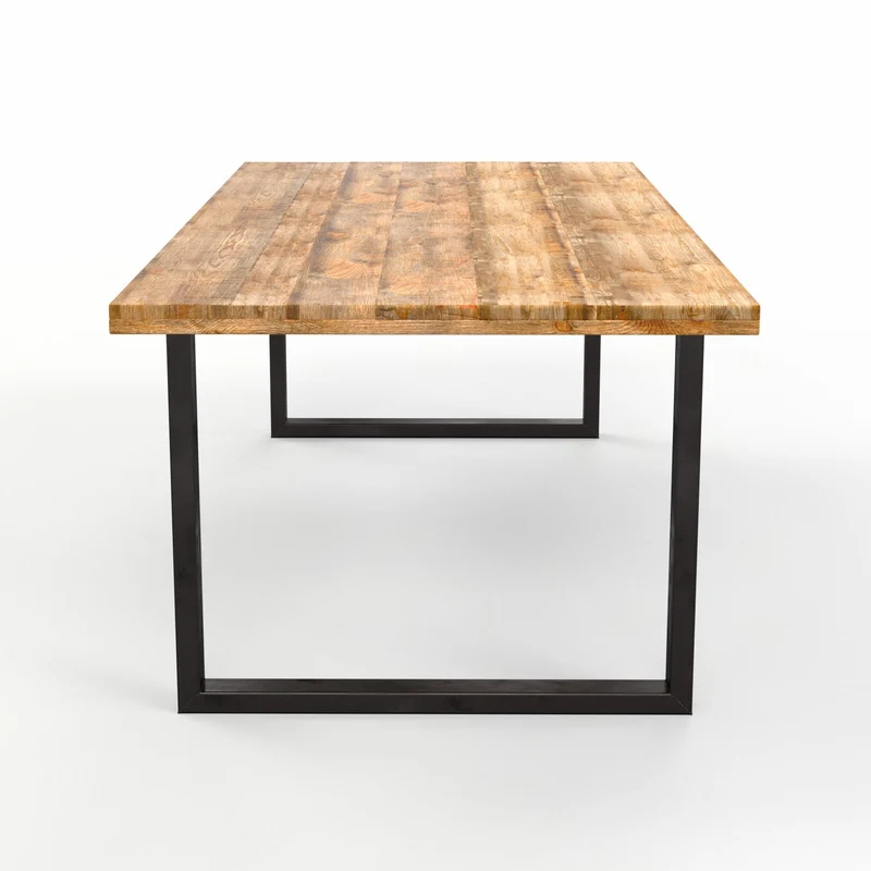 Grande table à manger en bois de manguier 6-10places - FLAVIA