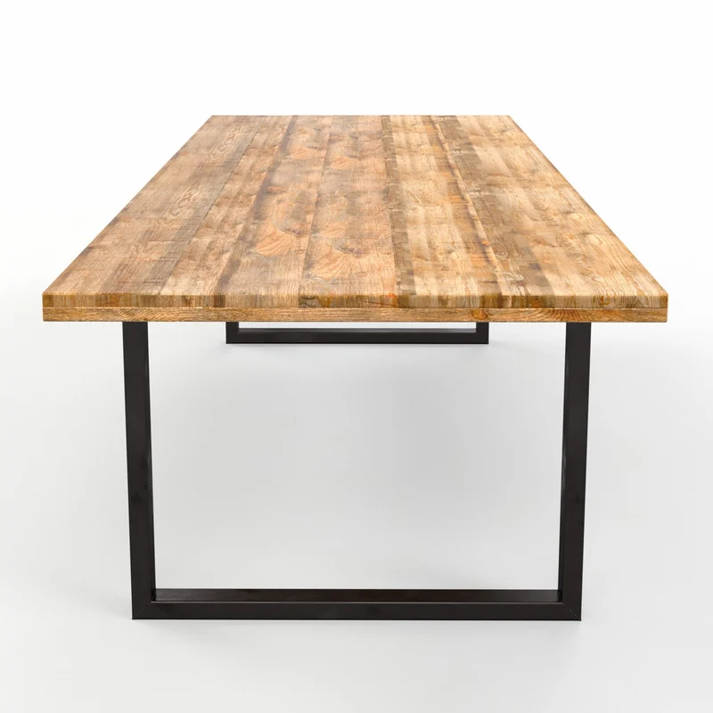 Grande table à manger en bois de manguier 6-10places - FLAVIA