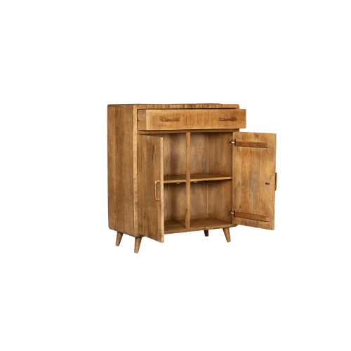 Commode en bois de manguier, 100x45xH115cm - MAYA