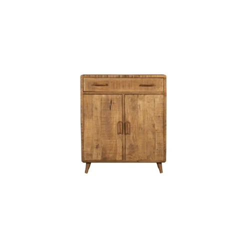 Commode en bois de manguier, 100x45xH115cm - MAYA