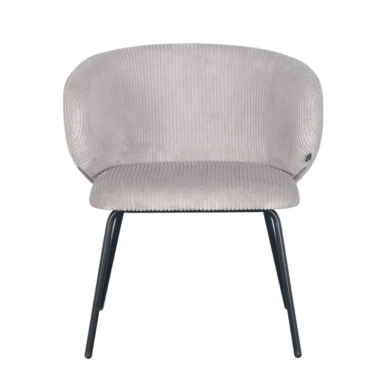 Fauteuil d’appoint en velours cotelé, 68x62xH79CM - ELISA