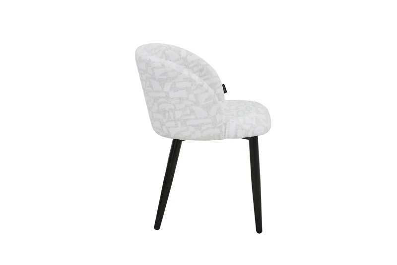 Chaise en tissu anti tache, 60x57,5xH75,5CM - MARISSA
