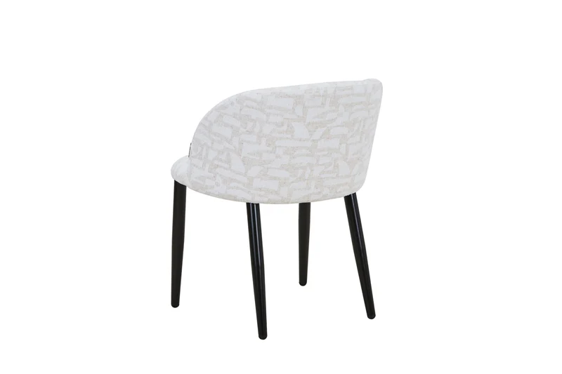 Chaise en tissu anti tache, 60x57,5xH75,5CM - MARISSA