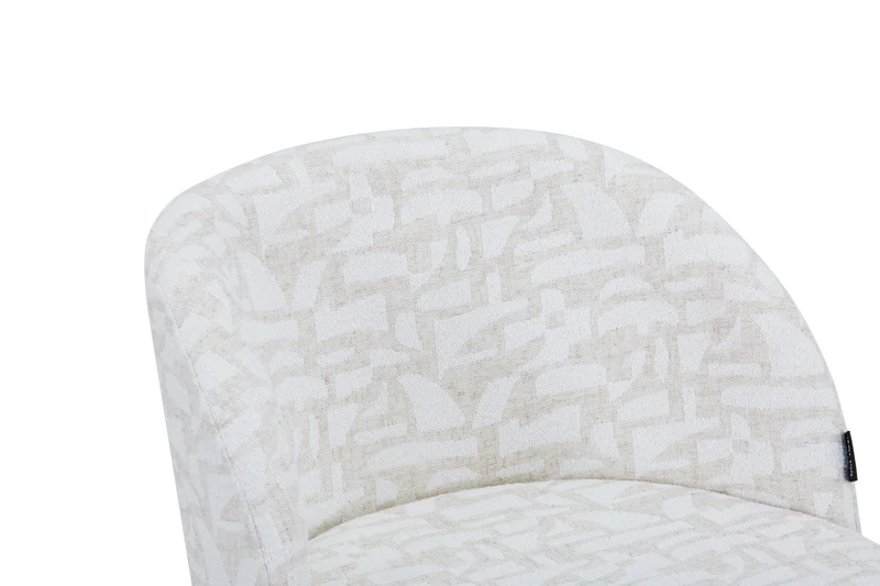 Chaise en tissu anti tache, 60x57,5xH75,5CM - MARISSA