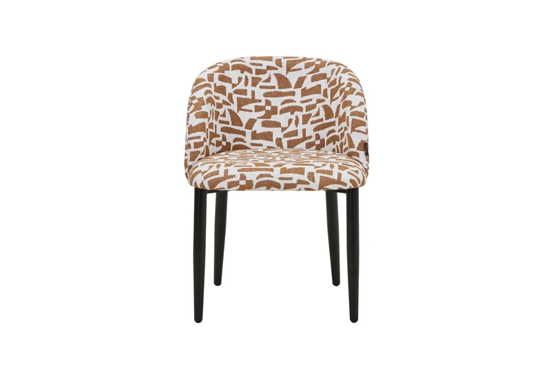 Chaise en tissu anti tache, 60x57,5xH75,5CM - MARISSA
