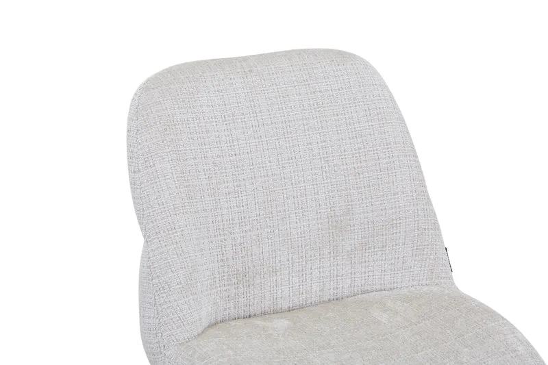 Chaise en tissu anti tache, 50x61,5xH84CM - NELIA