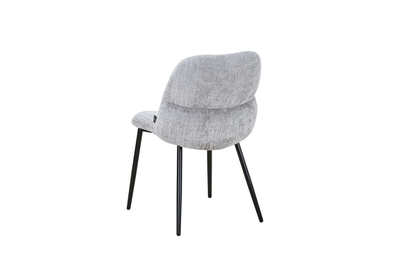 Chaise en tissu anti tache, 50x61,5xH84CM - NELIA