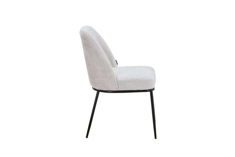 Chaise en tissu anti tache, 45x58,5xH85,5CM - BENNY