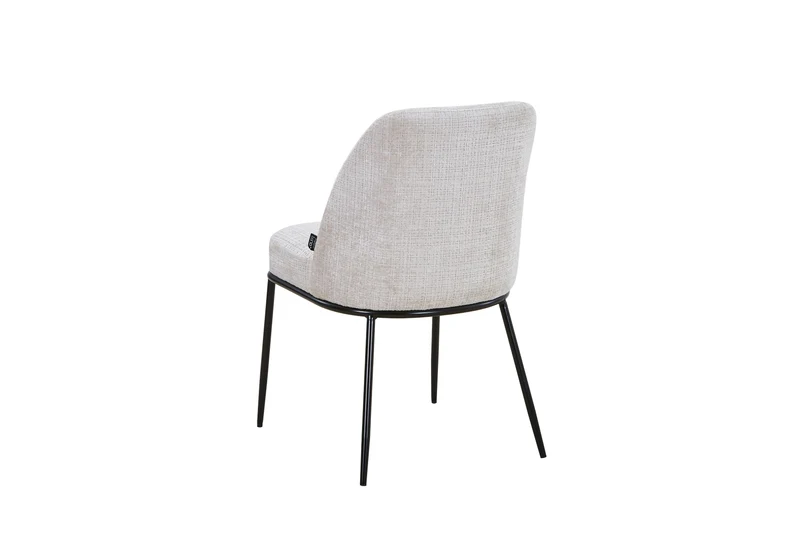 Chaise en tissu anti tache, 45x58,5xH85,5CM - BENNY