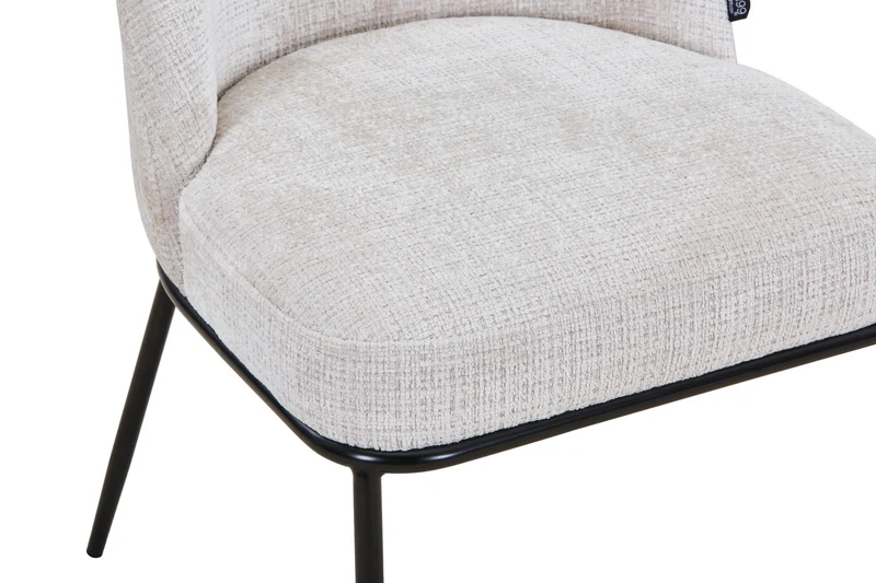 Chaise en tissu anti tache, 45x58,5xH85,5CM - BENNY