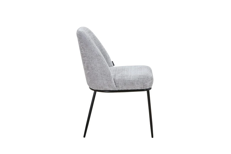 Chaise en tissu anti tache, 45x58,5xH85,5CM - BENNY