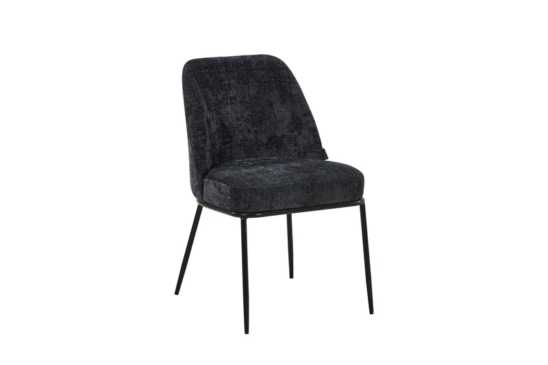 Chaise en tissu anti tache, 45x58,5xH85,5CM - BENNY
