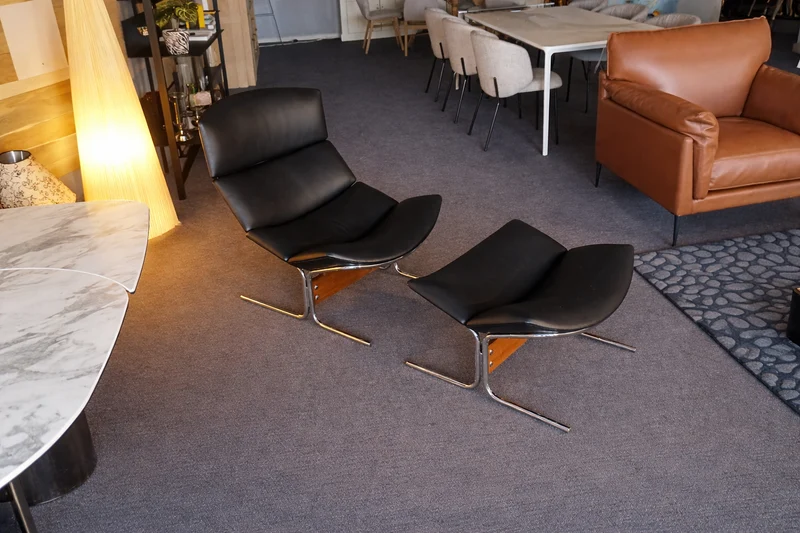 Fauteuil avec repose pied - steiner -sf103