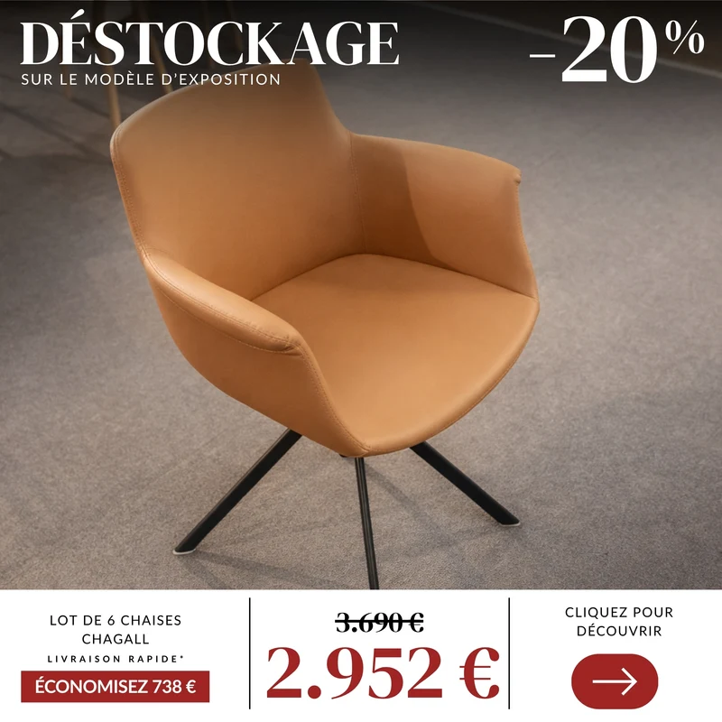 Lot de 6 chaises - Joli - Chagall